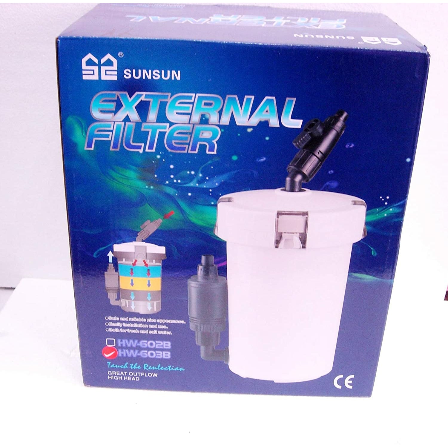 Sunsun External Filter with UV | HW 303B 1400L/H